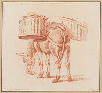 TvB G 6194
<br/>
Ezel met twee draagmanden
<br/>
<em>Cootwyck, Jurriaan (1714 - 1798)</em>